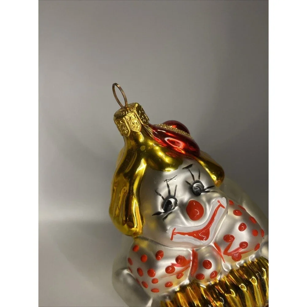 Kurt S Adler Polonaise Christmas Ornament Clown Musician Playing Accordion